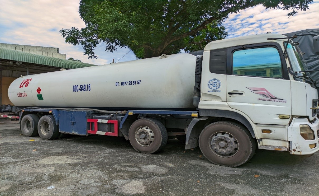 Đồng Nai: Tịch thu 4.090 kg khí hóa lỏng (LPG) vận chuyển trên xe ...